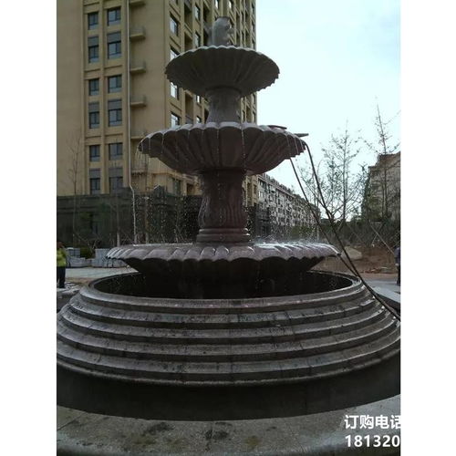 公園廣場石雕噴泉 安康青石雕塑噴泉生產廠家